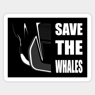 SAVE THE WHALES Sticker